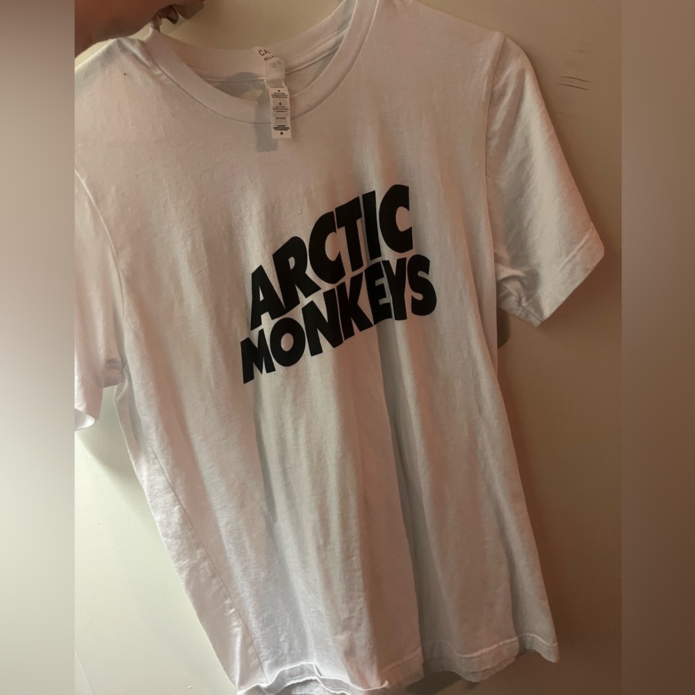 arctic monkeys white tee